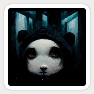 Emo Panda Sticker